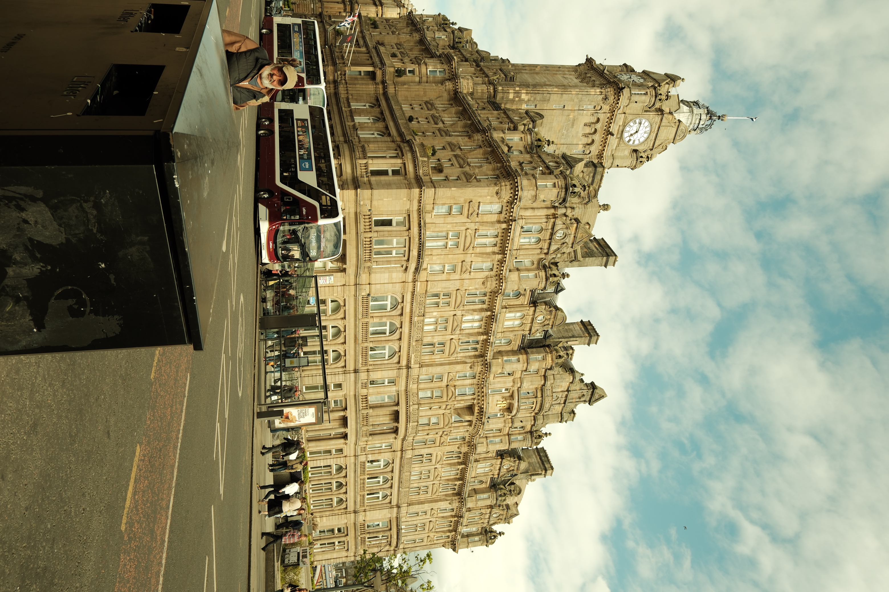 The Balmoral Hotel and street scene, Edinburgh